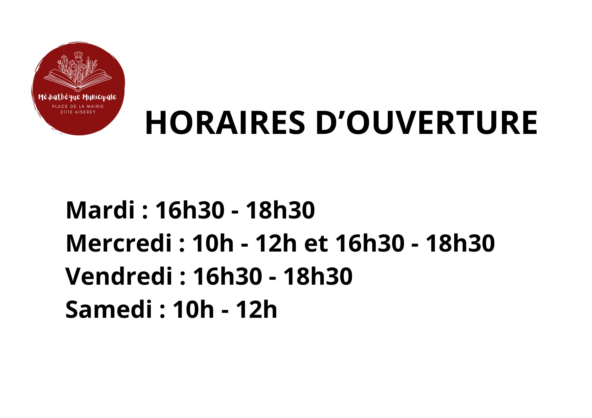 HORAIRES NOUVEAUX